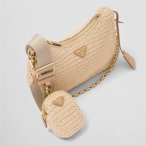 (BRAND NEW) Prada Re-Edition 2005 raffia bag